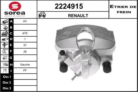 EAI 2224915 - Bremžu suports autospares.lv