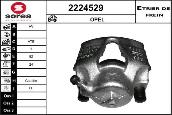 EAI 2224529 - Тормозной суппорт www.autospares.lv