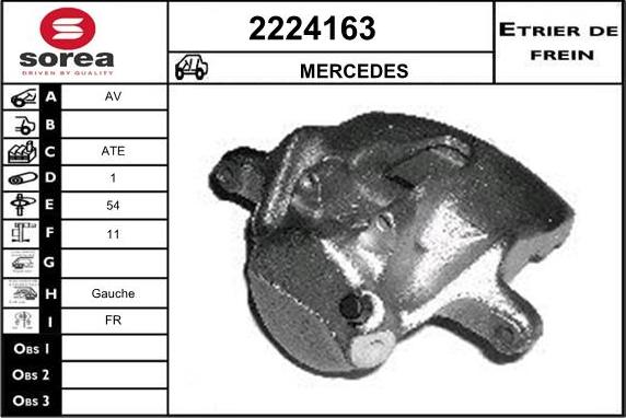 EAI 2224163 - Bremžu suports www.autospares.lv