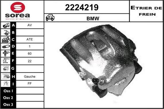 EAI 2224219 - Bremžu suports autospares.lv