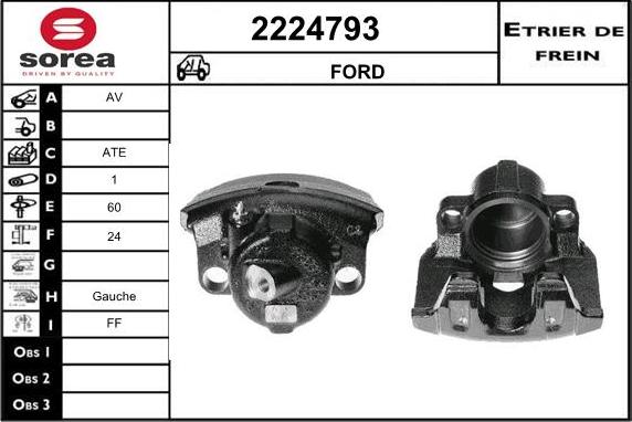 EAI 2224793 - Bremžu suports autospares.lv