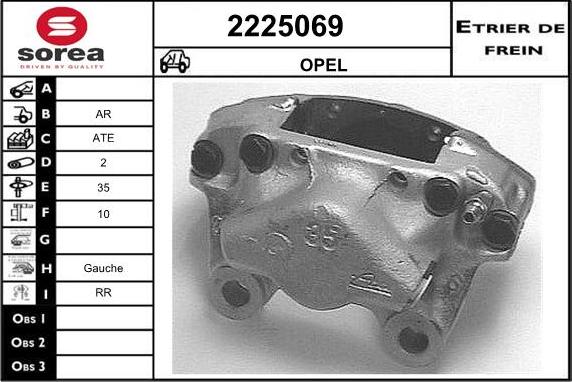 EAI 2225069 - Bremžu suports www.autospares.lv