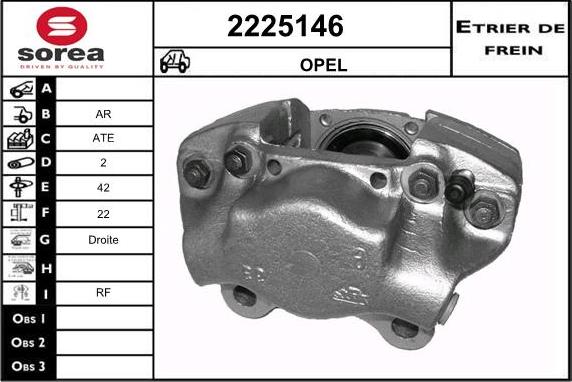 EAI 2225146 - Bremžu suports autospares.lv