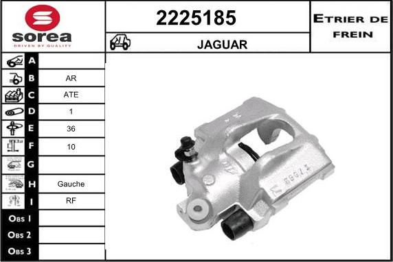 EAI 2225185 - Тормозной суппорт www.autospares.lv