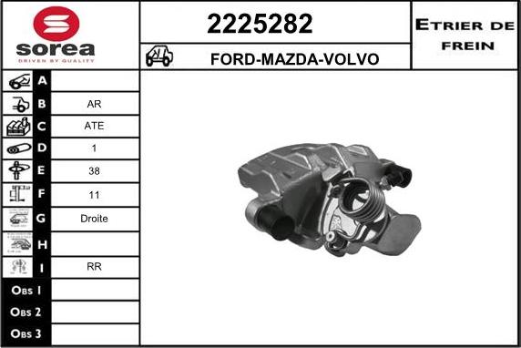 EAI 2225282 - Bremžu suports autospares.lv