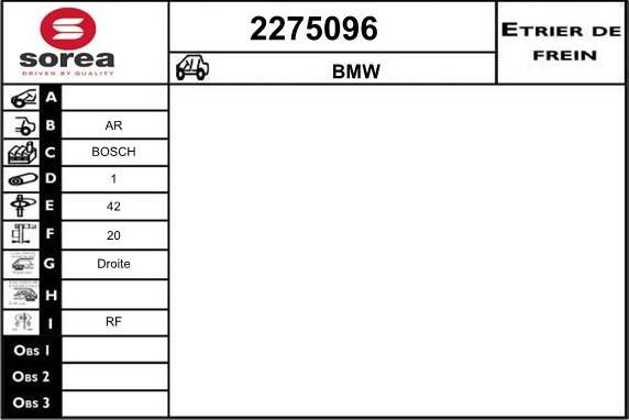 EAI 2275096 - Bremžu suports www.autospares.lv