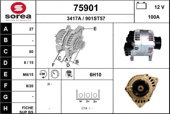 EAI 75901 - Ģenerators autospares.lv