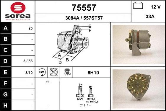 EAI 75557 - Ģenerators www.autospares.lv