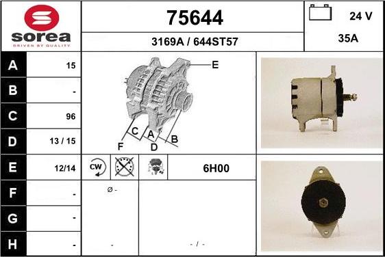 EAI 75644 - Ģenerators autospares.lv