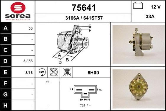 EAI 75641 - Ģenerators autospares.lv