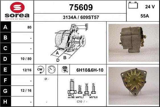 EAI 75609 - Ģenerators autospares.lv