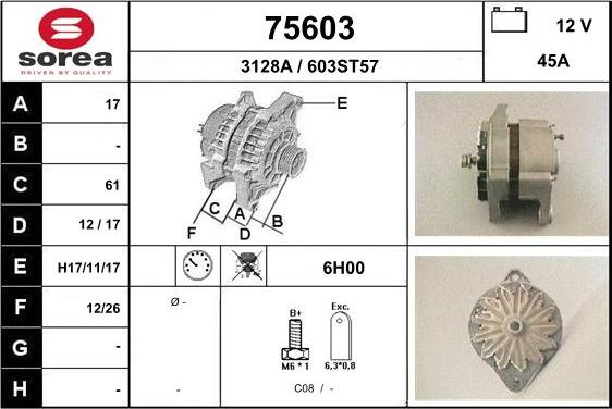 EAI 75603 - Ģenerators autospares.lv