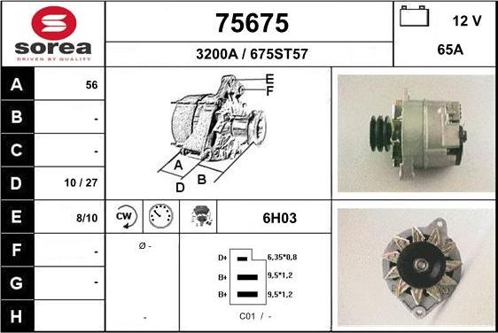 EAI 75675 - Ģenerators autospares.lv