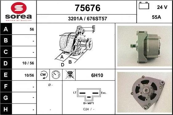 EAI 75676 - Alternator www.autospares.lv