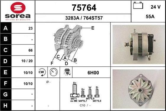 EAI 75764 - Ģenerators autospares.lv