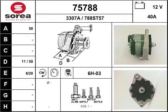 EAI 75788 - Alternator www.autospares.lv