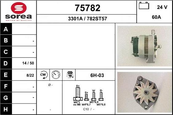 EAI 75782 - Ģenerators www.autospares.lv