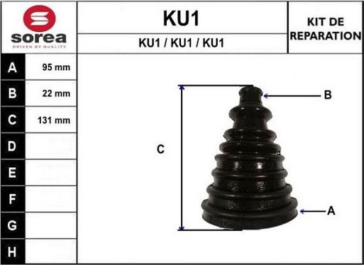 EAI KU1 - Putekļusargs, Piedziņas vārpsta www.autospares.lv