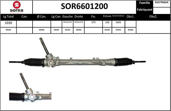 EAI SOR6601200 - Stūres mehānisms autospares.lv