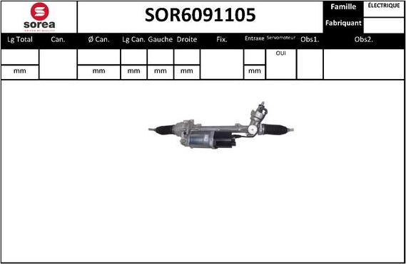 EAI SOR6091105 - Stūres mehānisms autospares.lv