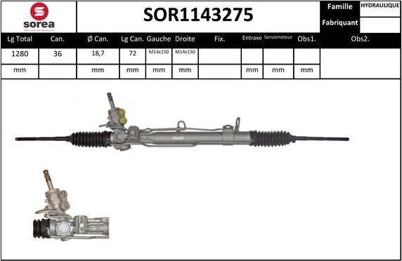 EAI SOR1143275 - Stūres mehānisms www.autospares.lv