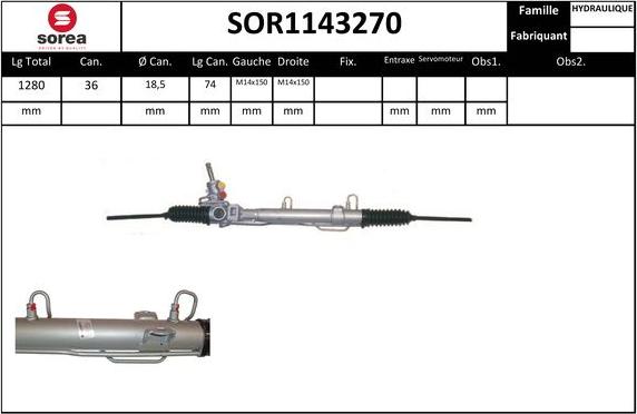 EAI SOR1143270 - Stūres mehānisms www.autospares.lv