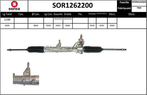 EAI SOR1262200 - Stūres mehānisms autospares.lv