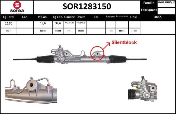 EAI SOR1283150 - Stūres mehānisms autospares.lv