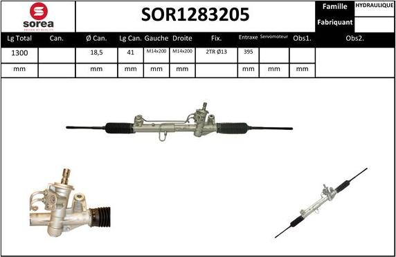 EAI SOR1283205 - Stūres mehānisms autospares.lv