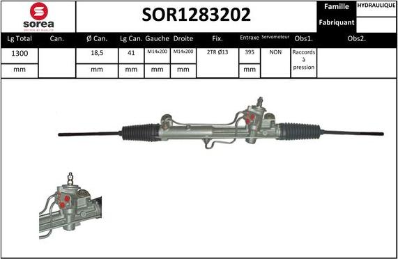 EAI SOR1283202 - Stūres mehānisms autospares.lv