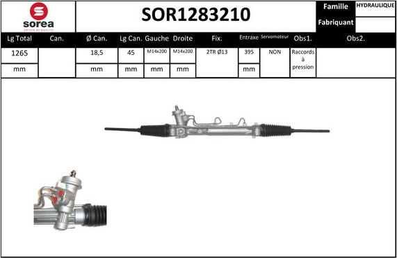 EAI SOR1283210 - Stūres mehānisms autospares.lv