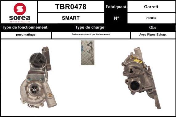 EAI TBR0478 - Kompresors, Turbopūte www.autospares.lv