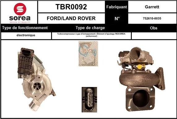 EAI TBR0092 - Kompresors, Turbopūte autospares.lv