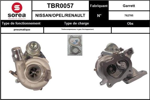 EAI TBR0057 - Kompresors, Turbopūte autospares.lv