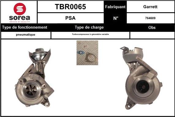 EAI TBR0065 - Kompresors, Turbopūte autospares.lv