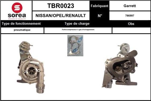 EAI TBR0023 - Kompresors, Turbopūte www.autospares.lv