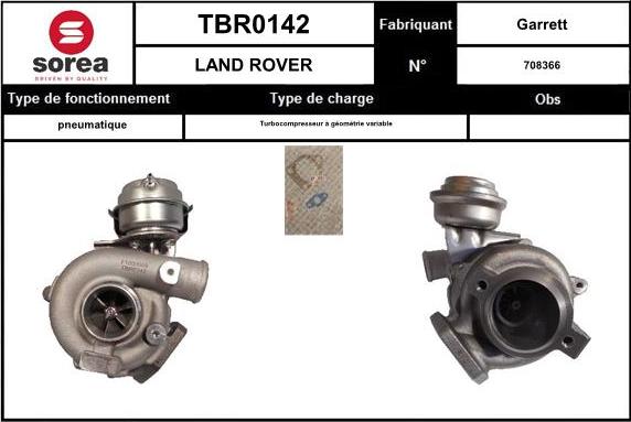 EAI TBR0142 - Kompresors, Turbopūte autospares.lv