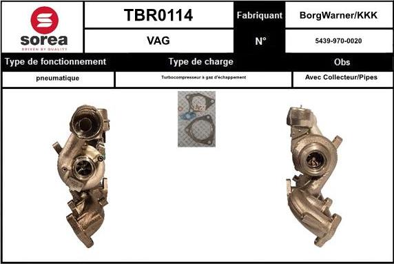 EAI TBR0114 - Kompresors, Turbopūte autospares.lv