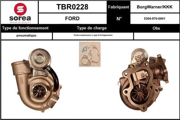 EAI TBR0228 - Kompresors, Turbopūte www.autospares.lv