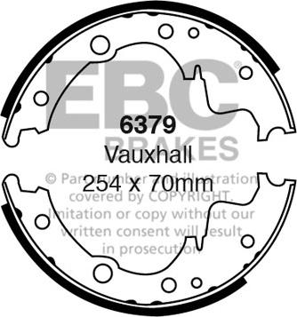 EBC Brakes 6379 - Bremžu loku komplekts www.autospares.lv