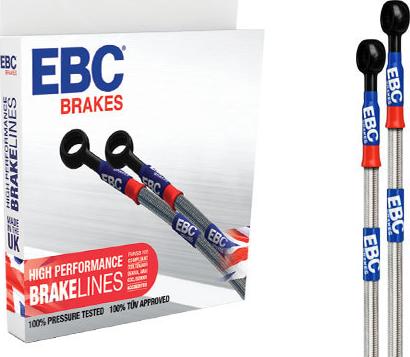 EBC Brakes BLA1499-4L - Augstas veiktspējas bremžu šļūteņu komplekts www.autospares.lv