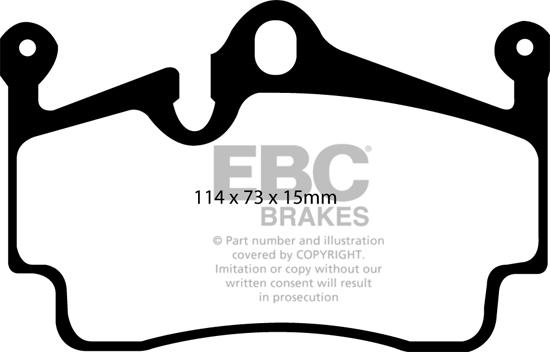 EBC Brakes DP91920 - Bremžu uzliku kompl., Disku bremzes www.autospares.lv