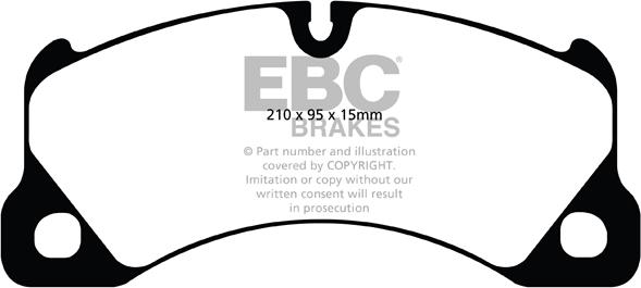 EBC Brakes DP41835R - Bremžu uzliku kompl., Disku bremzes www.autospares.lv