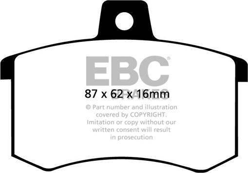 Mintex MDB81191 - Brake Pad Set, disc brake www.autospares.lv