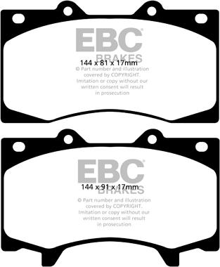 EBC Brakes DP42125R - Bremžu uzliku kompl., Disku bremzes www.autospares.lv