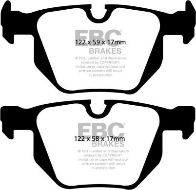 EBC Brakes DP1494 - Bremžu uzliku kompl., Disku bremzes www.autospares.lv