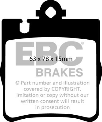 EBC Brakes DP1441 - Bremžu uzliku kompl., Disku bremzes www.autospares.lv