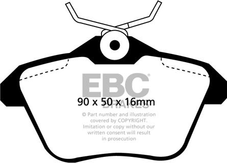 EBC Brakes DP1096 - Bremžu uzliku kompl., Disku bremzes autospares.lv