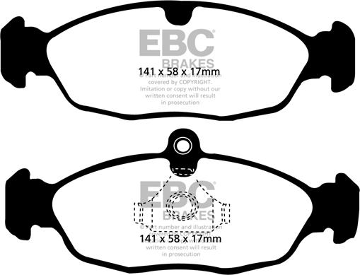 ATE 607241 - Brake Pad Set, disc brake www.autospares.lv