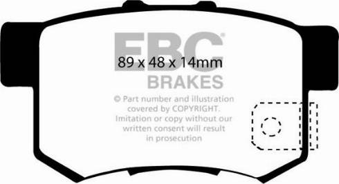 EBC Brakes DP91193 - Bremžu uzliku kompl., Disku bremzes www.autospares.lv